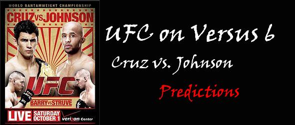 UFC on Versus 6 - Cruz vs Johnson
